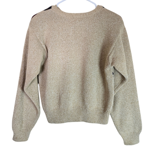 Vintage LizSport Diamonds Crewneck Pullon Long Sleeve Sweater Women’s Petite P - Picture 7 of 9